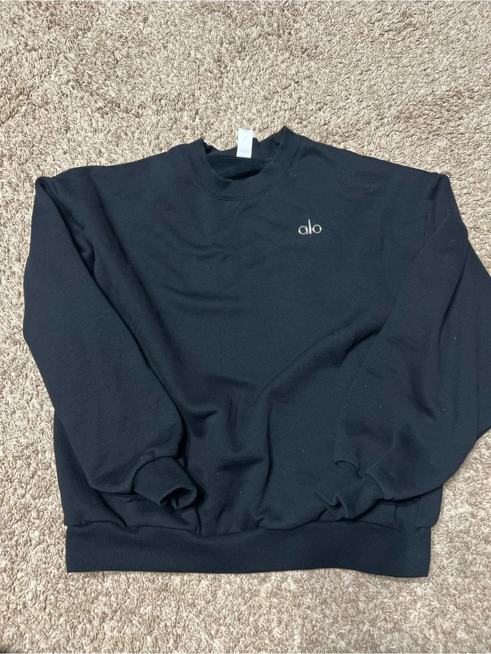 ALO Accolade Crew Neck Pullover size small